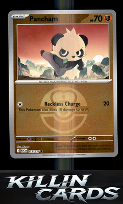 Reverse Holofoil Pancham (Love Ball) 115/217 Pokemon Common ME: Ascended Heroes