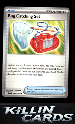 Bug Catching Set 143/167 Pokemon Uncommon SV06: Twilight Masquerade Card NM