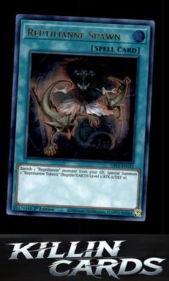 1st Edition Reptilianne Spawn GFP2-EN155 YuGiOh Ultra Rare Ghosts From the Past: