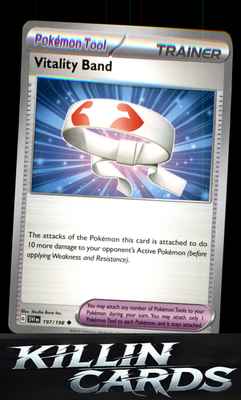 Vitality Band 197/198 Pokemon Uncommon SV01: Scarlet & Violet Base Set Card NM
