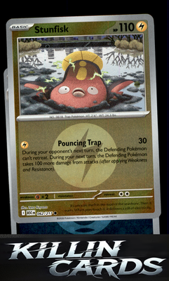 Reverse Holofoil Stunfisk (Energy Symbol Pattern) 062/217 Pokemon Common ME: Asc
