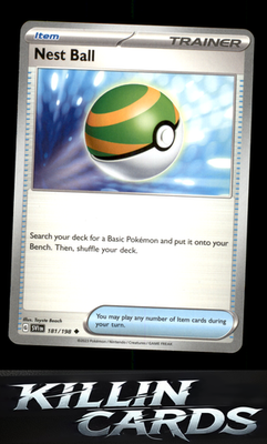 Nest Ball - 181/198 181/198 Pokemon Uncommon SV01: Scarlet & Violet Base Set Car