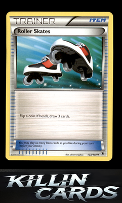Roller Skates 103/119 Pokemon Uncommon XY - Phantom Forces Card NM