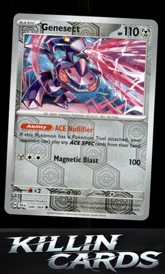 Reverse Holofoil Genesect 040/064 Pokemon Uncommon SV: Shrouded Fable Card NM