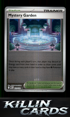 Reverse Holofoil Mystery Garden - 122/132 122/132 Pokemon Uncommon ME01: Mega Ev