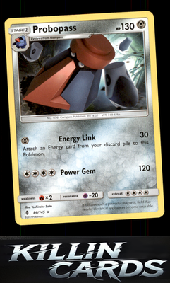 Probopass 86/145 Pokemon Rare SM - Guardians Rising Card NM