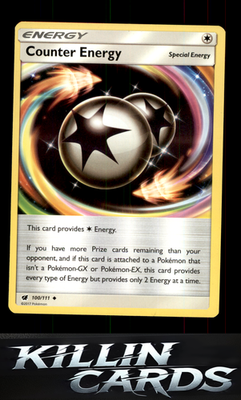 Counter Energy 100/111 Pokemon Uncommon SM - Crimson Invasion Card LP