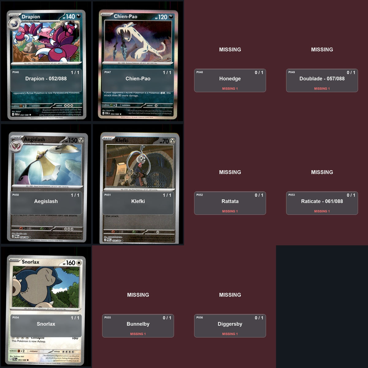 Pokemon TCG ME03: Perfect Order C/UC/R Standard Set 37 Cards