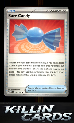 Rare Candy - 191/198 191/198 Pokemon Common SV01: Scarlet & Violet Base Set Card