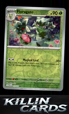 Reverse Holofoil Floragato 017/159 Pokemon Common SV09: Journey Together Card NM
