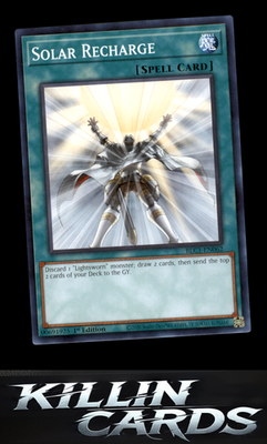 1st Edition Solar Recharge BLC1-EN062 YuGiOh Common Battles of Legend: Chapter 1