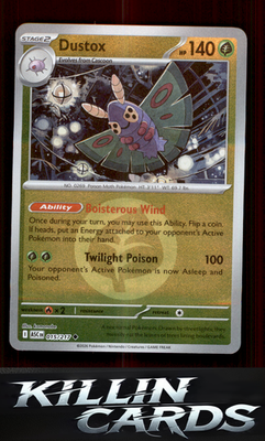 Reverse Holofoil Dustox - 015/217 (Energy Symbol Pattern) 015/217 Pokemon Uncomm