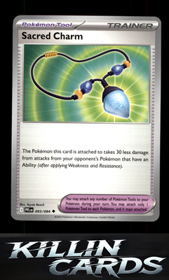 Sacred Charm - 093/094 093/094 Pokemon Uncommon ME02: Phantasmal Flames Card NM
