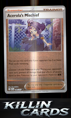 Reverse Holofoil Acerola's Mischief 180/217 Pokemon Uncommon ME: Ascended Heroes