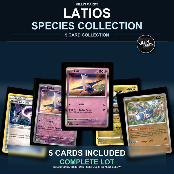 Pokemon TCG Latios Species Collection 5 Different Cards