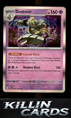 Dusknoir 037/131 Pokemon Rare SV: Prismatic Evolutions Card NM