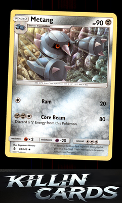Metang 84/145 Pokemon Uncommon SM - Guardians Rising Card LP