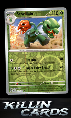 Reverse Holofoil Scovillain - 029/198 029/198 Pokemon Uncommon SV01: Scarlet & V