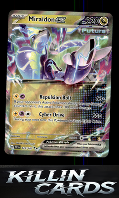Miraidon ex 122/162 Pokemon Double Rare SV05: Temporal Forces Card NM