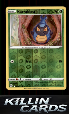 Reverse Holofoil Karrablast 015/172 Pokemon Common SWSH09: Brilliant Stars Card