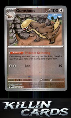 Reverse Holofoil Gumshoos - 110/132 110/132 Pokemon Uncommon ME01: Mega Evolutio