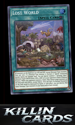 Lost World SR04-EN021 YuGiOh Super Rare Structure Deck: Dinosmasher's Fury Card