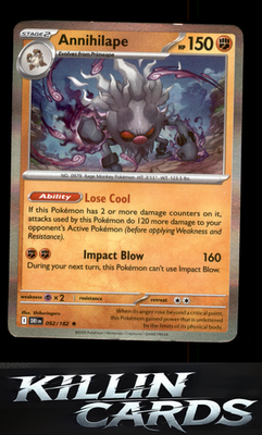 Annihilape 092/182 Pokemon Rare SV10: Destined Rivals Card NM