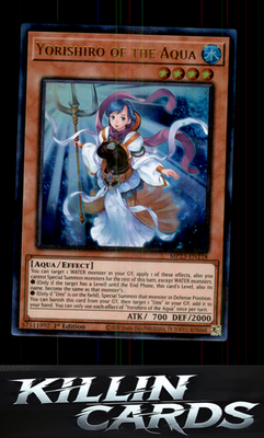 1st Edition Yorishiro of the Aqua MP23-EN218 YuGiOh Ultra Rare 25th Anniversary