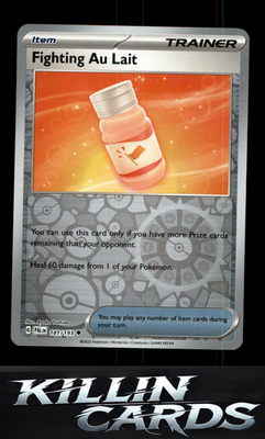 Reverse Holofoil Fighting Au Lait 181/193 Pokemon Uncommon SV02: Paldea Evolved