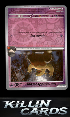 Reverse Holofoil Team Rocket's Drowzee 079/182 Pokemon Common SV10: Destined Riv