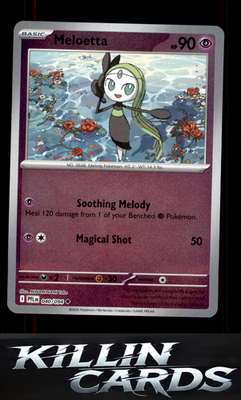 Reverse Holofoil Meloetta 040/094 Pokemon Uncommon ME02: Phantasmal Flames Card