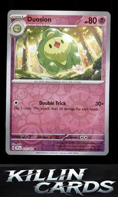 Reverse Holofoil Duosion 071/162 Pokemon Common SV05: Temporal Forces Card NM