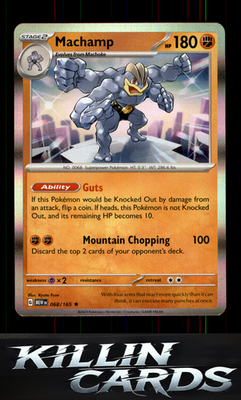 Machamp 068/165 Pokemon Rare SV: Scarlet & Violet 151 Card NM