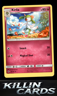 Kirlia 92/147 Pokemon Uncommon SM - Burning Shadows Card LP