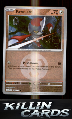 Reverse Holofoil Pawniard (Energy Symbol Pattern) 146/217 Pokemon Common ME: Asc