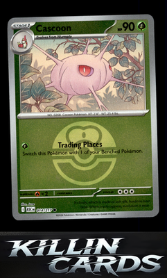Reverse Holofoil Cascoon (Love Ball) 014/217 Pokemon Common ME: Ascended Heroes
