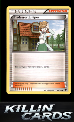 Professor Juniper 84/101 Pokemon Uncommon Plasma Blast Card NM
