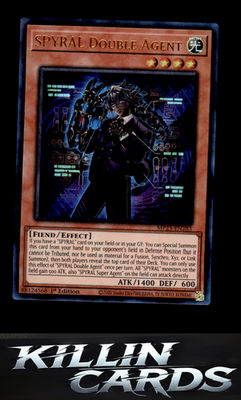 1st Edition SPYRAL Double Agent MP23-EN283 YuGiOh Ultra Rare 25th Anniversary Ti