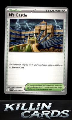 N's Castle 152/159 Pokemon Uncommon SV09: Journey Together Card NM