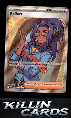 Raifort 142/131 Pokemon Ultra Rare SV: Prismatic Evolutions Card NM