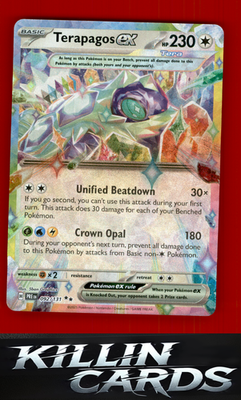 Terapagos ex - 092/131 092/131 Pokemon Double Rare SV: Prismatic Evolutions Card