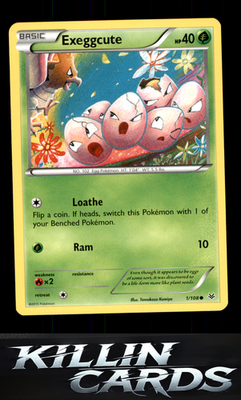 Exeggcute 1/108 Pokemon Common XY - Roaring Skies Card NM