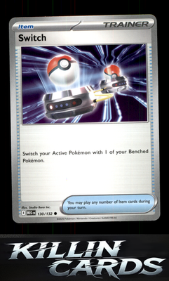 Switch 130/132 Pokemon Common ME01: Mega Evolution Card NM
