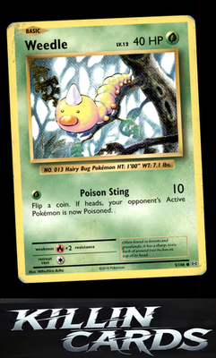 Weedle 5/108 Pokemon Common XY - Evolutions Card LP