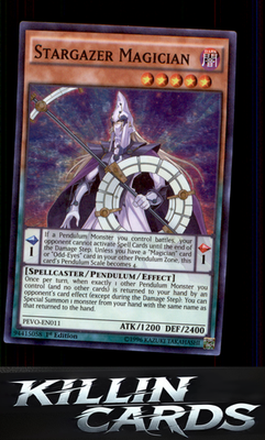 1st Edition Stargazer Magician PEVO-EN011 YuGiOh Super Rare Pendulum Evolution C