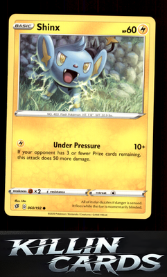 Shinx 060/192 Pokemon Common SWSH02: Rebel Clash Card NM
