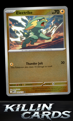 Reverse Holofoil Electrike 049/132 Pokemon Common ME01: Mega Evolution Card NM