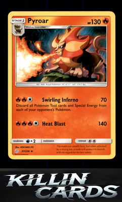 Pyroar 37/236 Pokemon Uncommon SM - Cosmic Eclipse Card NM