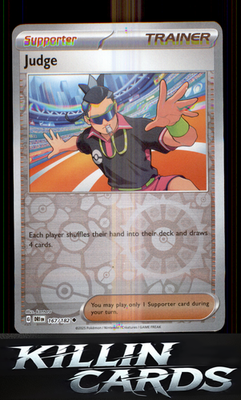 Reverse Holofoil Judge - 167/182 167/182 Pokemon Uncommon SV10: Destined Rivals
