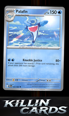 Palafin 022/084 Pokemon Uncommon ME05: Pitch Black Card NM